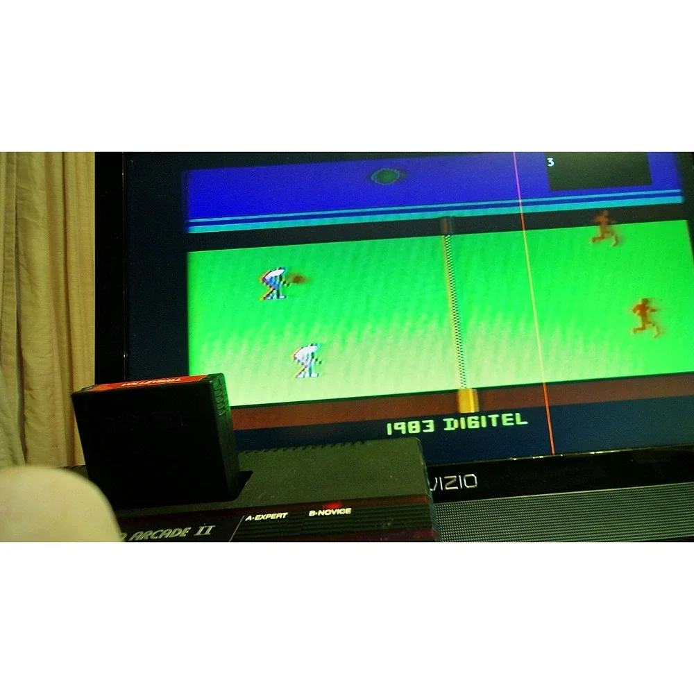4x Digitel Cosmovision Atari 2600 Games Pac-Man Volleyball Planet Patrol Brazil